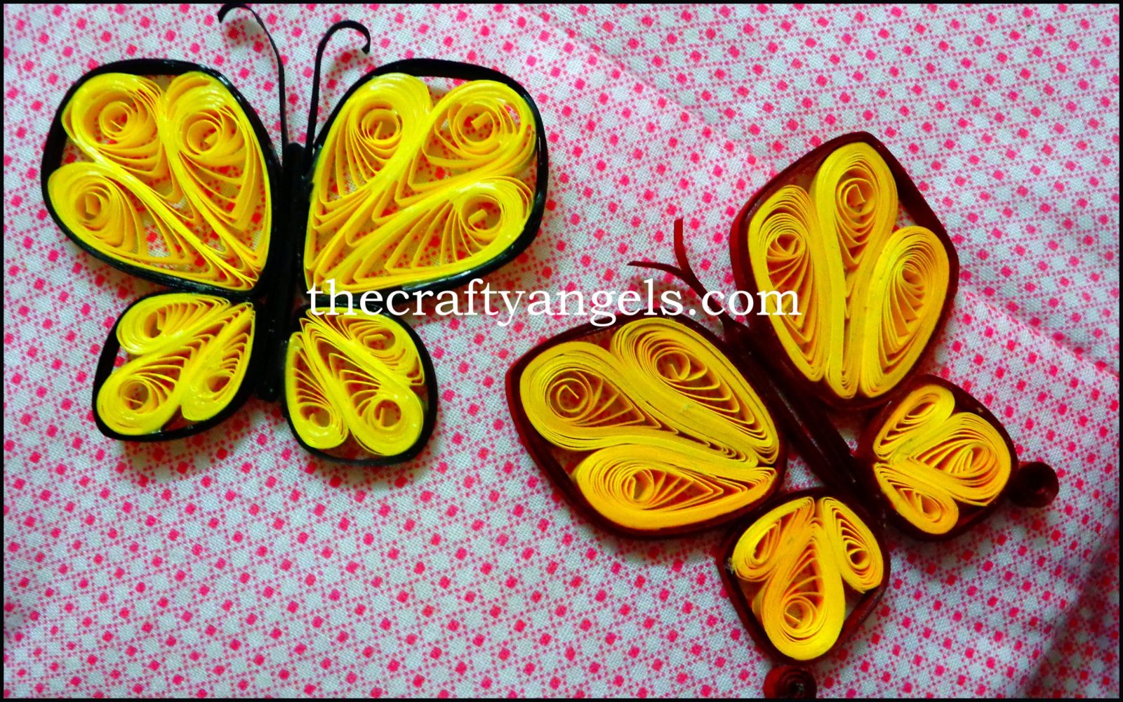 Quilling tutorial : Quilled Malaysian flowers » The Crafty Angels