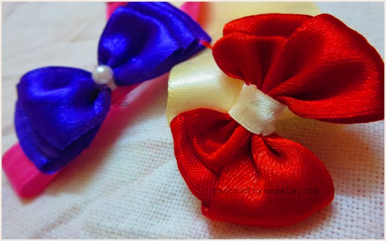 DIY Ribbon bows tutorial #9