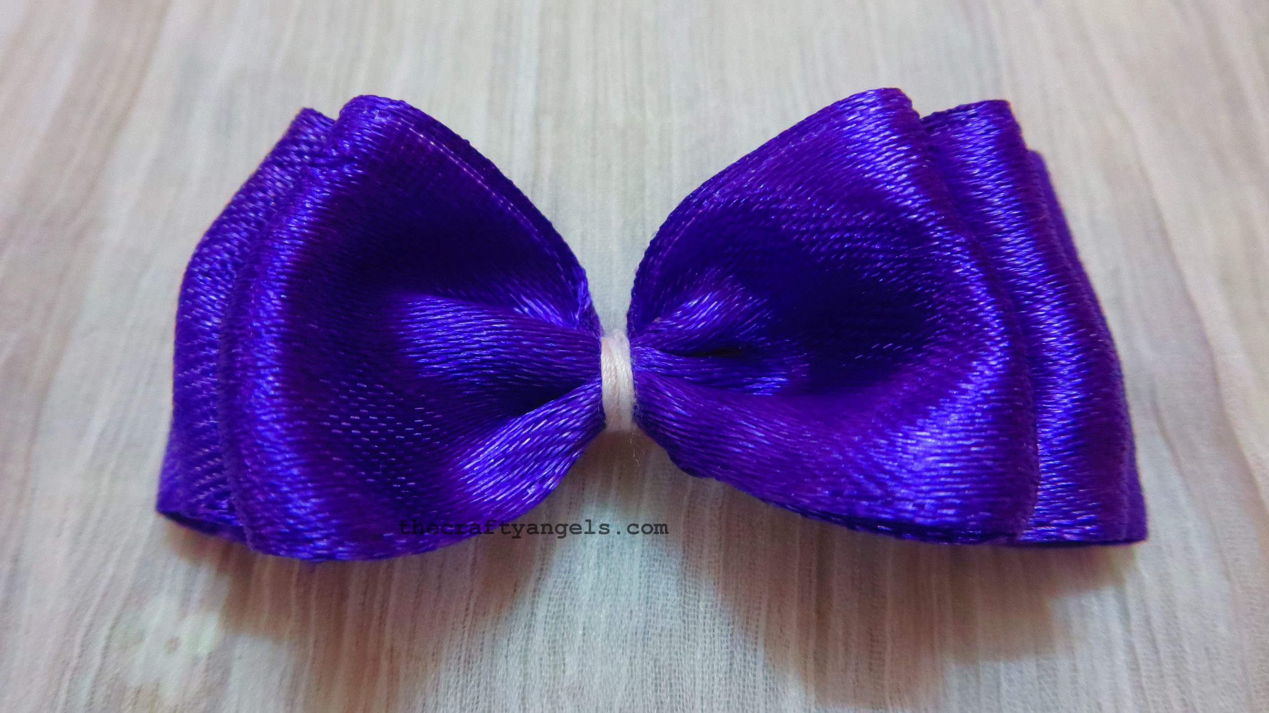 3 ribbon bow tutorial