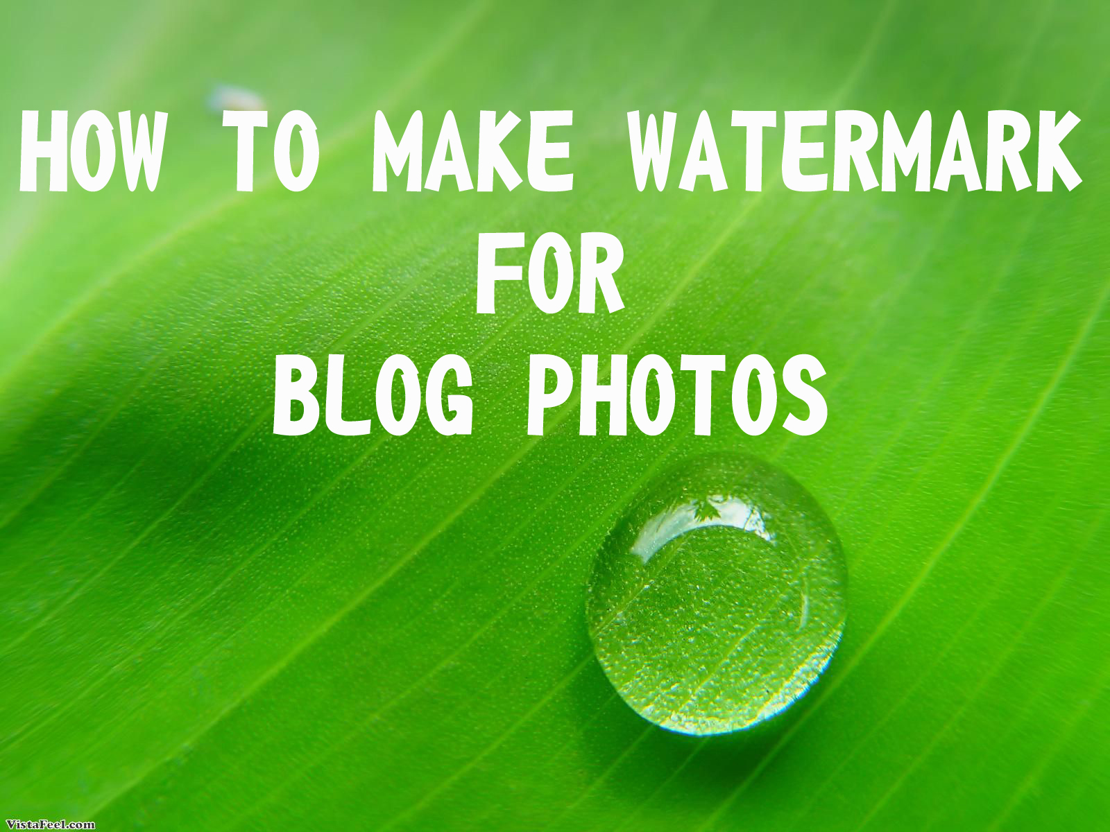 How to Make watermark for blog photos #16
