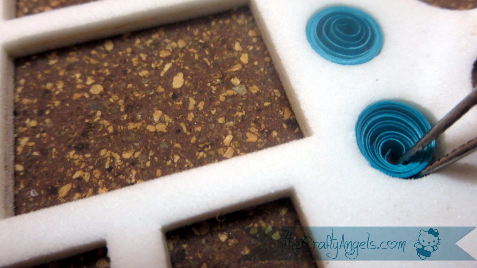 Basic Quilling instructions Quilled Teardrop Shape The Crafty Angels