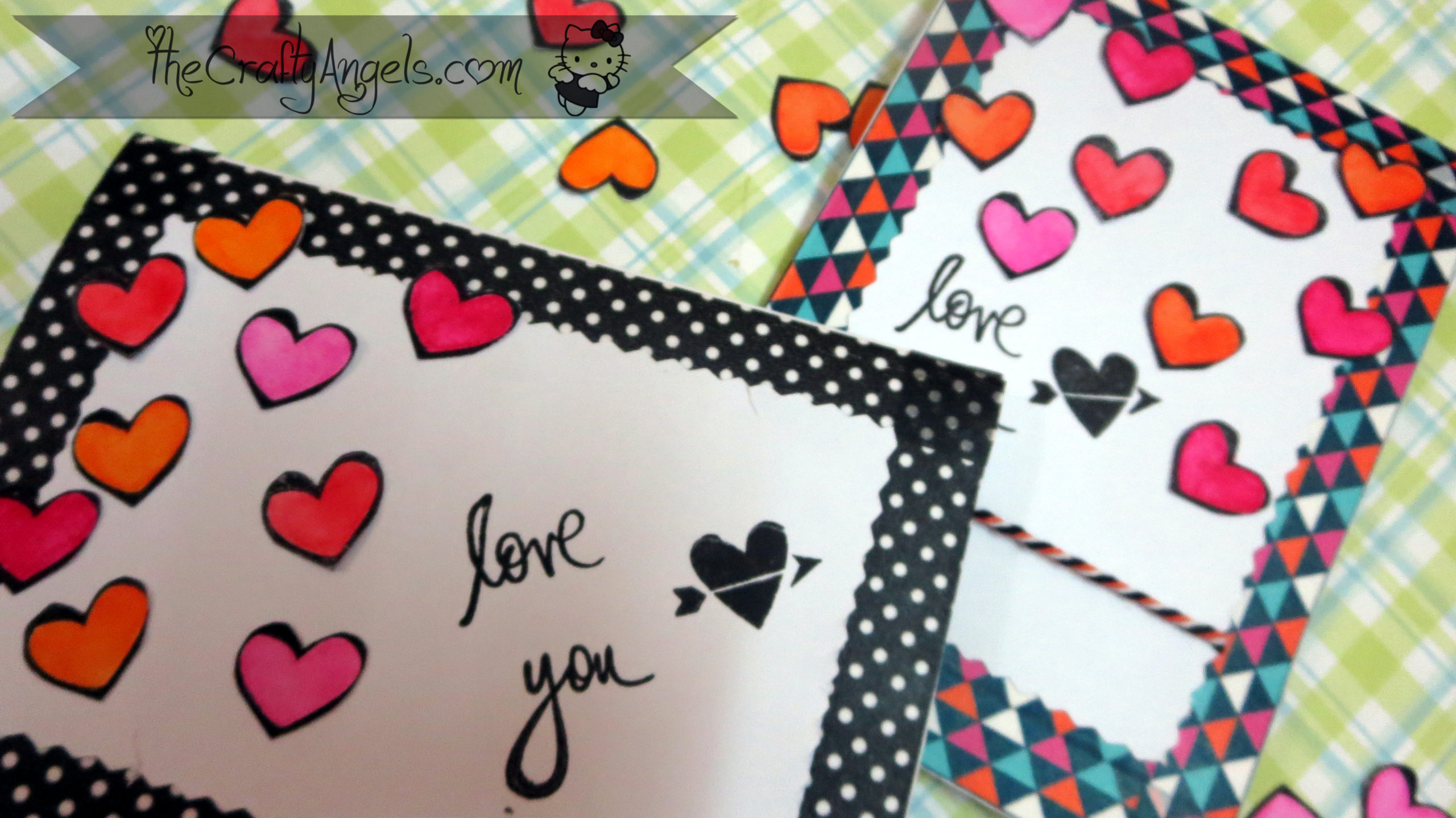 Confetti Hearts Card Tutorial