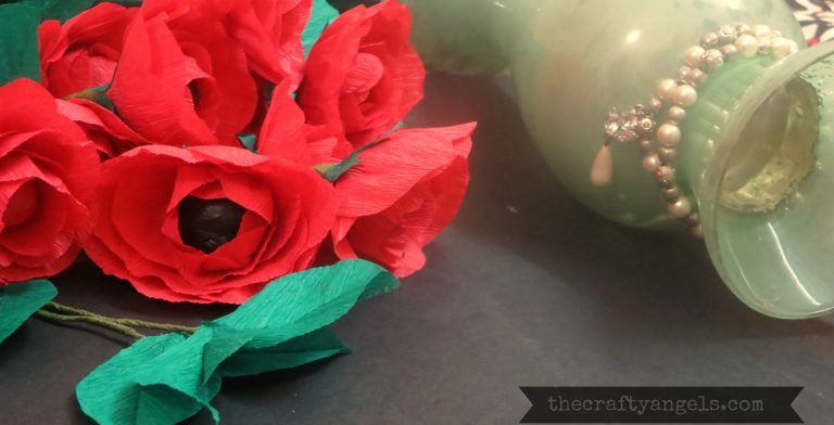 Crepe paper flower tutorial (1)