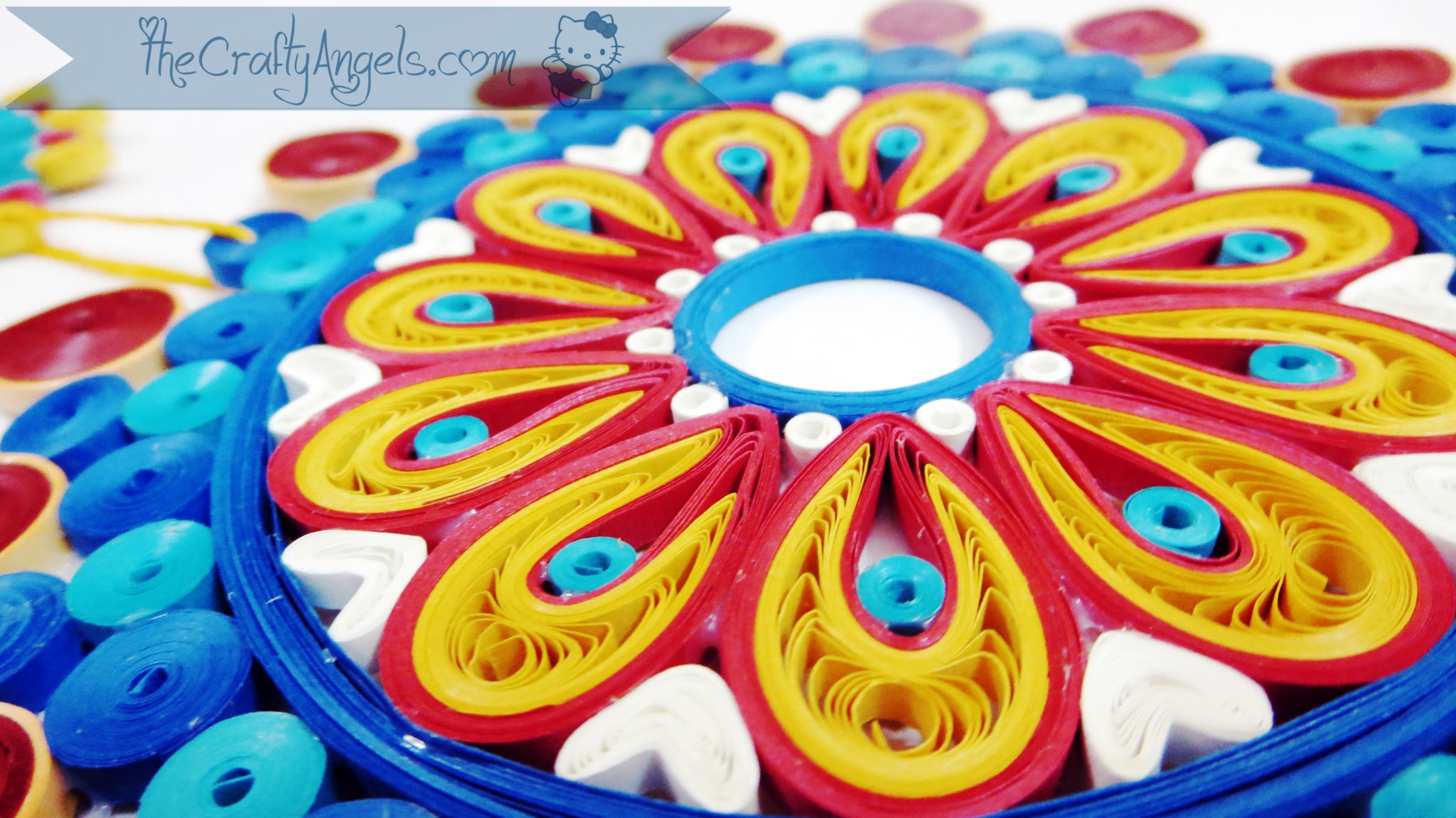 Quilling tutorial : Quilled Malaysian flowers » The Crafty Angels