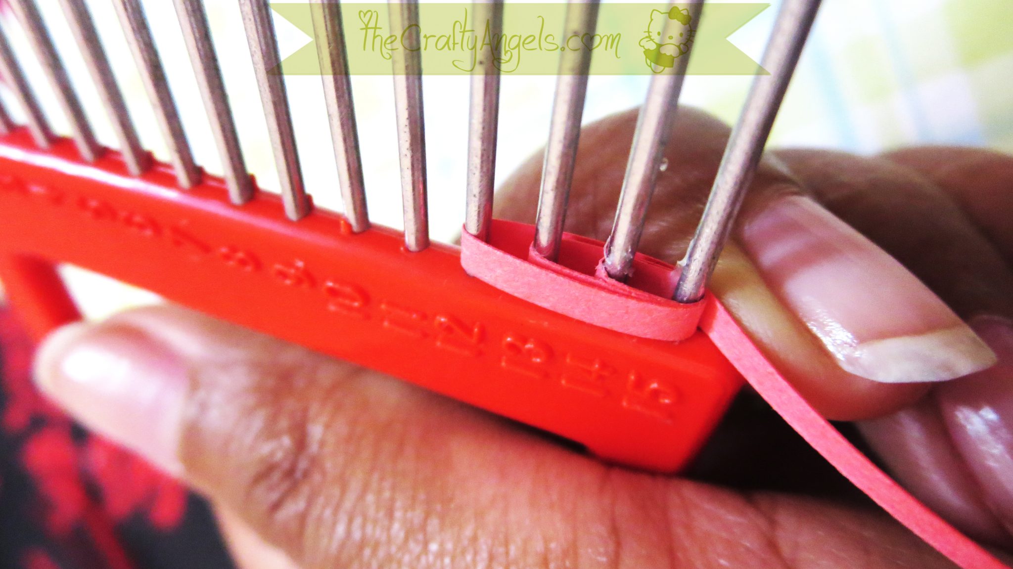 Quilling Comb Flower Tutorial with Video The Crafty Angels