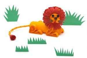 quilling tutorial quilled lion