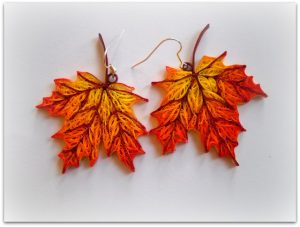quilling tutorial quilled maple leaves earring