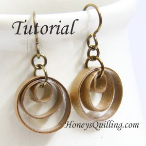 quilling tutorial multi circle earring tutorial