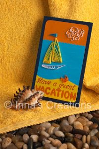 quilling tutorial quilled sailboat vacation card