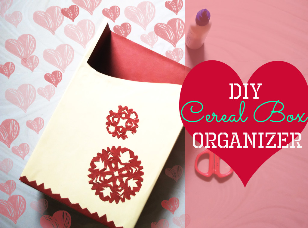 DIY Cereal Box Organizer Tutorial