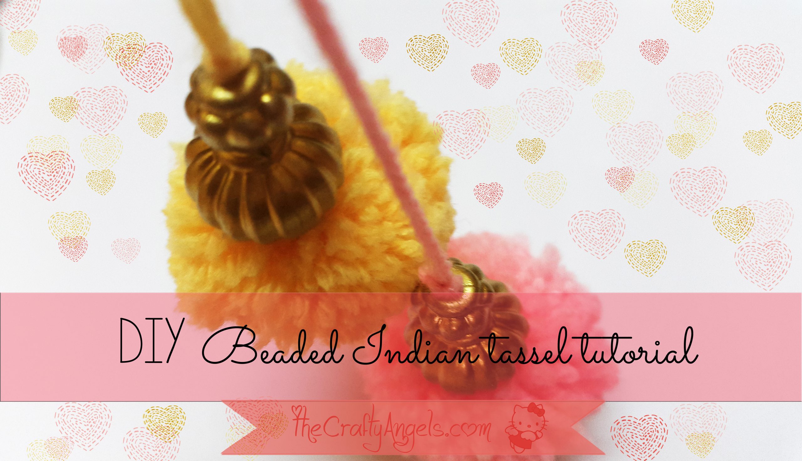DIY beaded indian tassel tutorial (1) The Crafty Angels