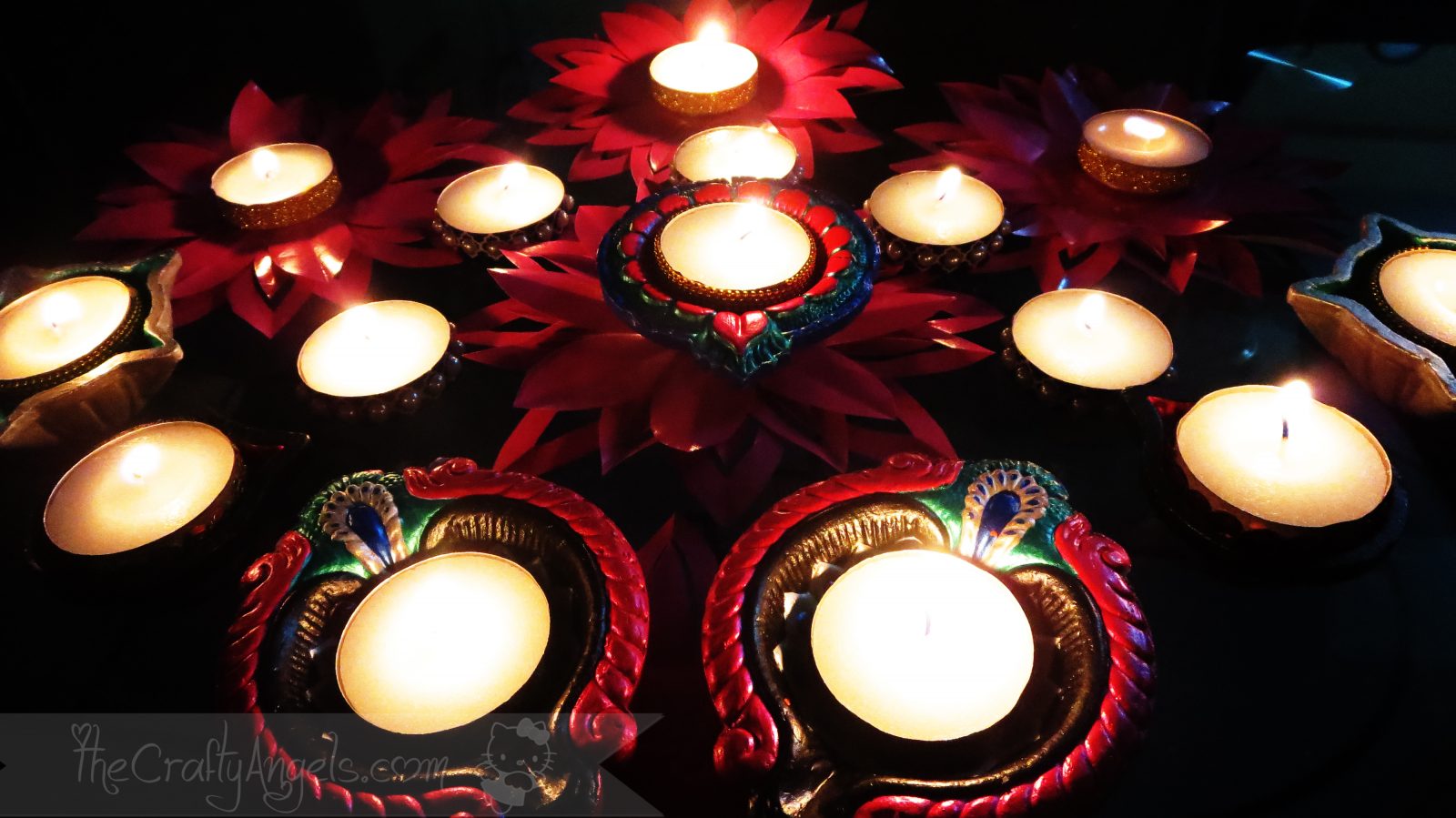 How to paint diya for diwali The Crafty Angels