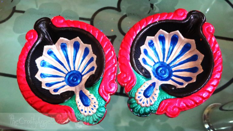 how to handpaint diyas