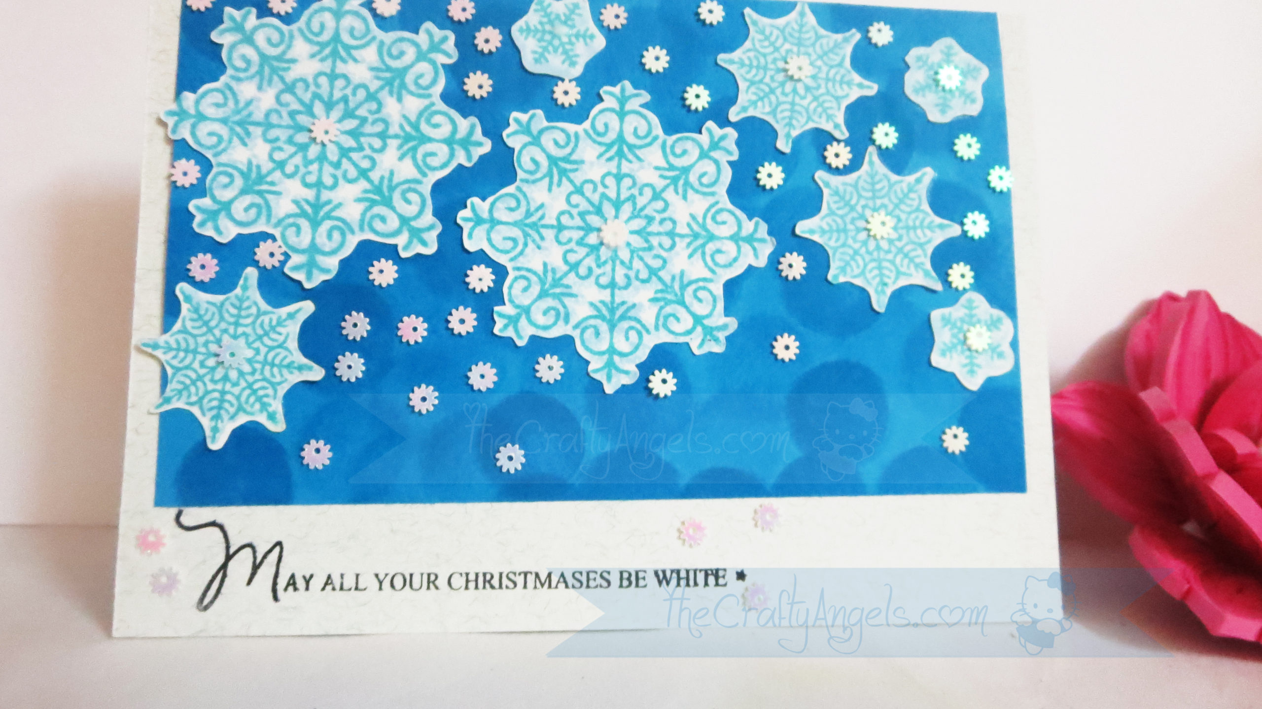 Snowflakes Christmas Card