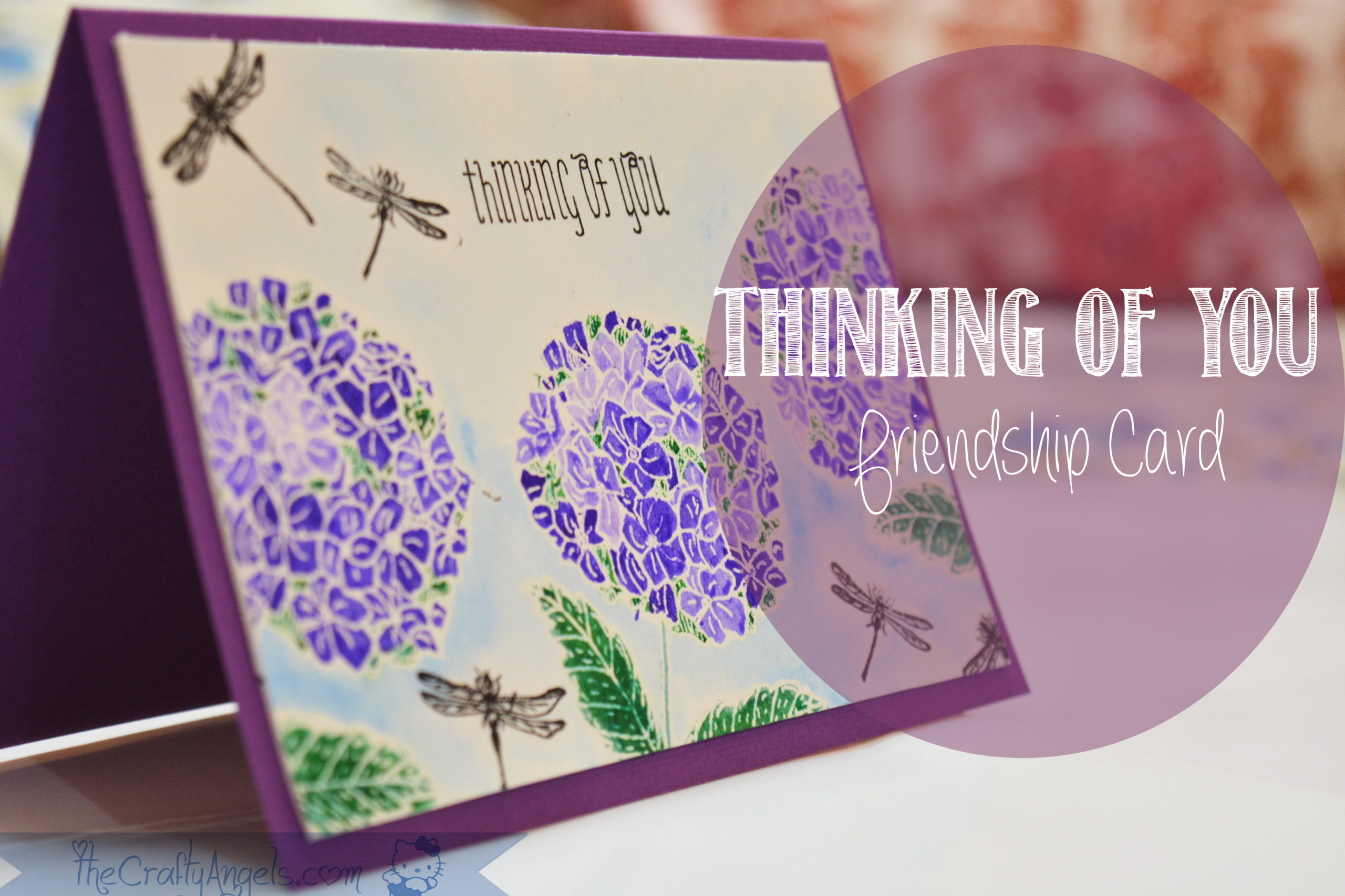 Friendship Card with tagline : “Thinking of you”