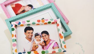 DIY Shadow box, shadow box, diy photo frame, paper photo frame, making photo frame, 3d frame , shadow box tutorial, papercraft, pattern paper craft, simple craft, kids craft