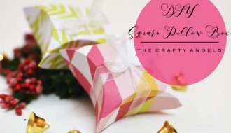 pillow box, pillow box tutorial, pillow box template, square pillo box, holiday gifting, gifting, gift wrappinf ideas, gift packing tutorial, christmas craft, paper origami, origami boxes