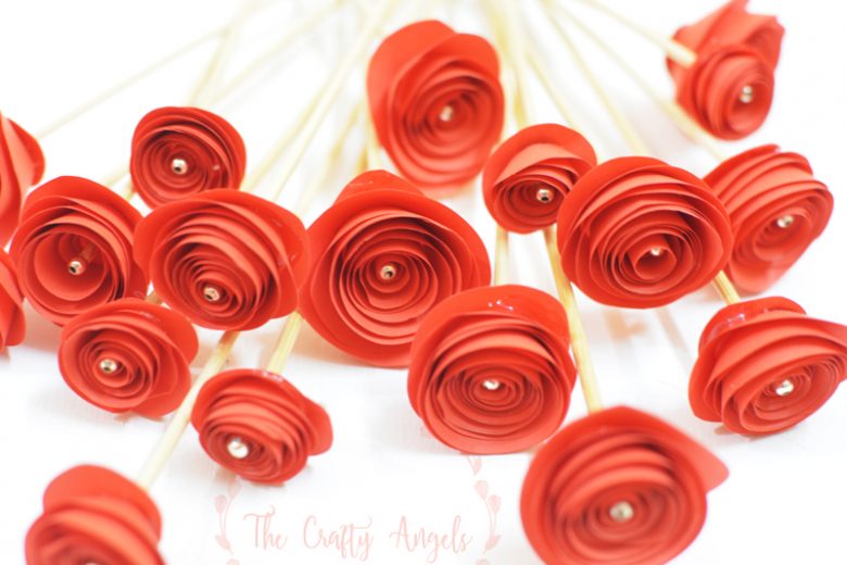 Swirl paper roses tutorial, quilled paper roses tutorial (16) - The ...