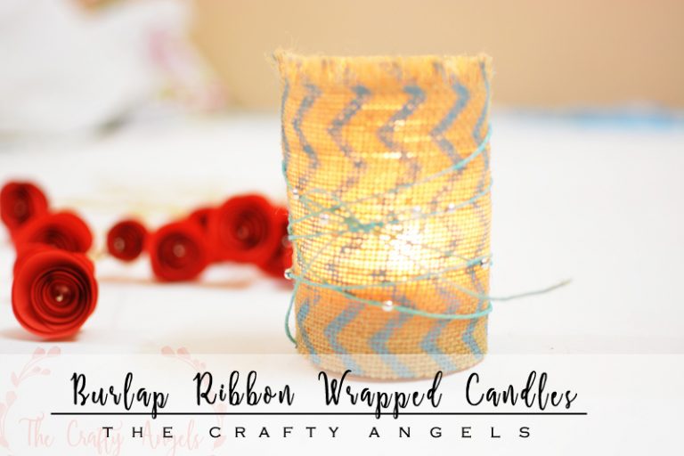 how to decorate candle, decorate candle. candles, candle decor, candle luminiare, diy decor with candle, burlap ribbon craft, burlap ribbon use, burlap ribbon project