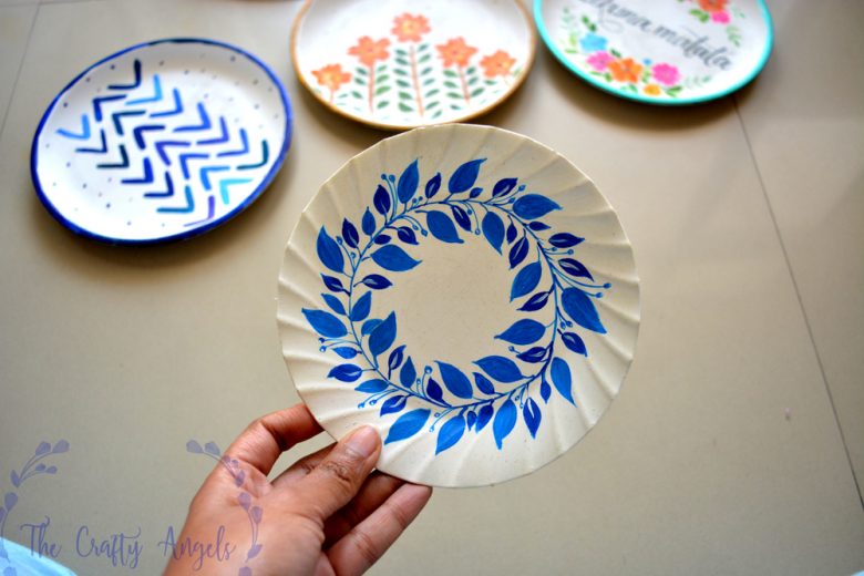 Redecorate your wall with DIY Decorative Wall plate » The Crafty Angels