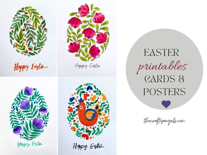 Five Printable Easter cards for fun egg-tivities with kids