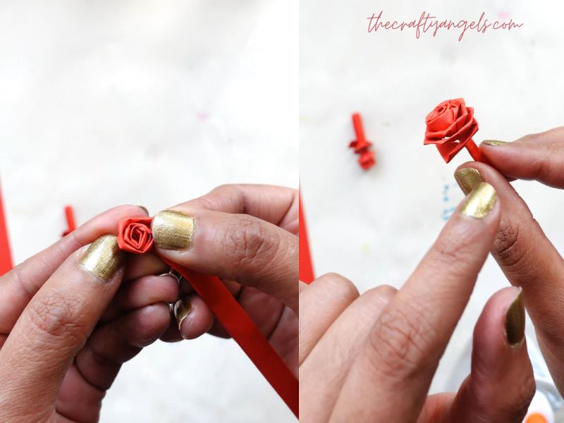 DIY Mother’s Day Card with Paper Roses (6)