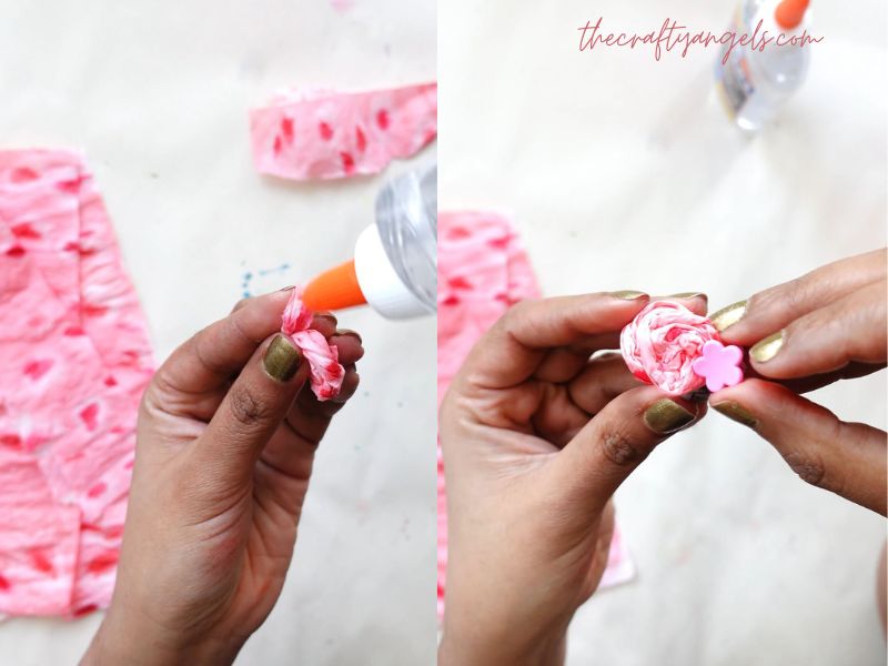 handmade mothers day card step by step for toilet paper rose cards (9)