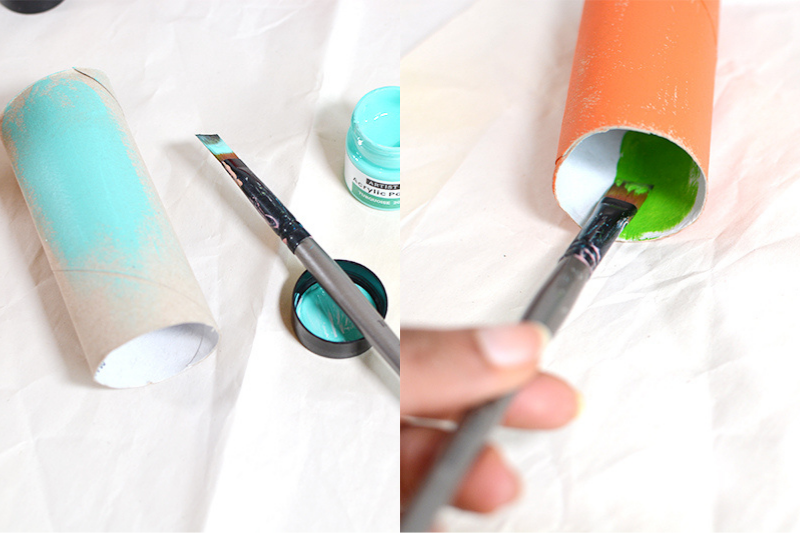 Beautiful Recycled Christmas Star DIY toilet paper roll christmas start paper snowflake kids craft