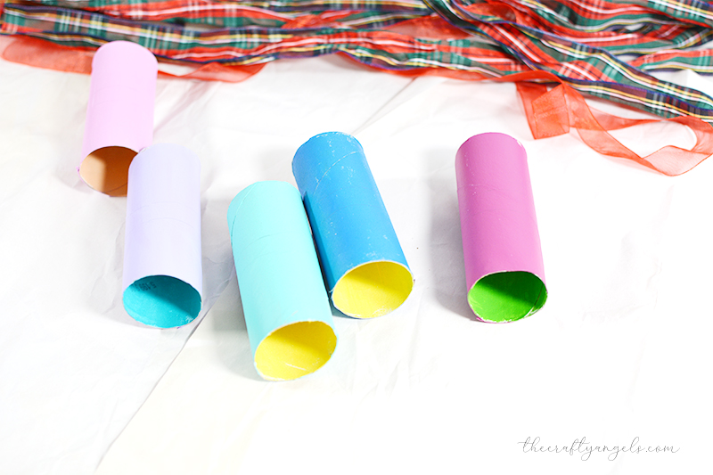 Beautiful Recycled Christmas Star DIY toilet paper roll christmas start paper snowflake kids craft