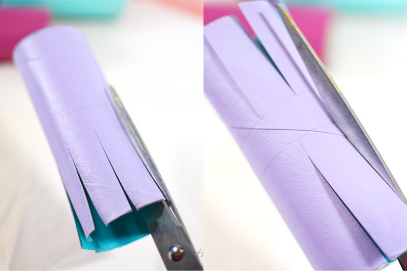 Beautiful Recycled Christmas Star DIY toilet paper roll christmas start paper snowflake kids craft