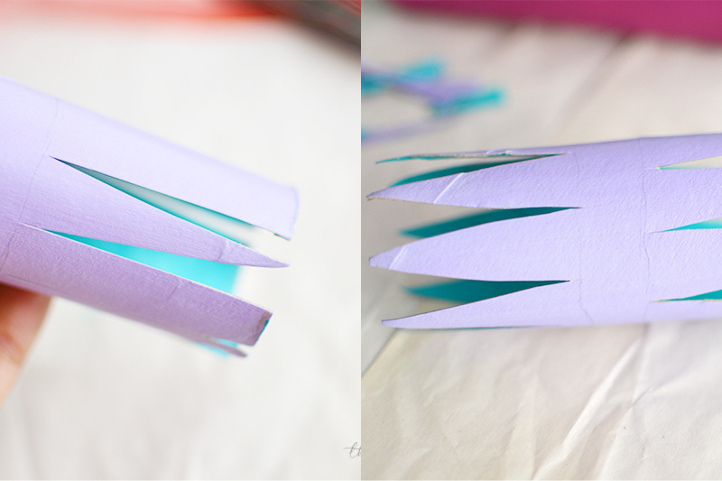 Beautiful Recycled Christmas Star DIY toilet paper roll christmas start paper snowflake kids craft