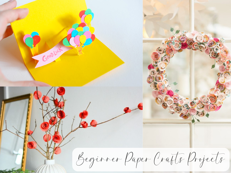 creative hobbies for adults beginners paper crafting projects paper wreath project paper greeting cards diy tutorial